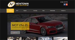 Desktop Screenshot of newtowncarservices.co.uk